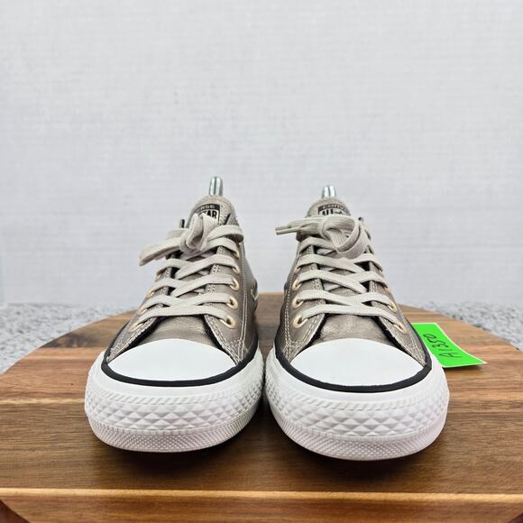 Converse CTAS Chuck All Star Low Ox Metallic Gray Y2K Casual Sneakers Womens 7 - Picture 4 of 12